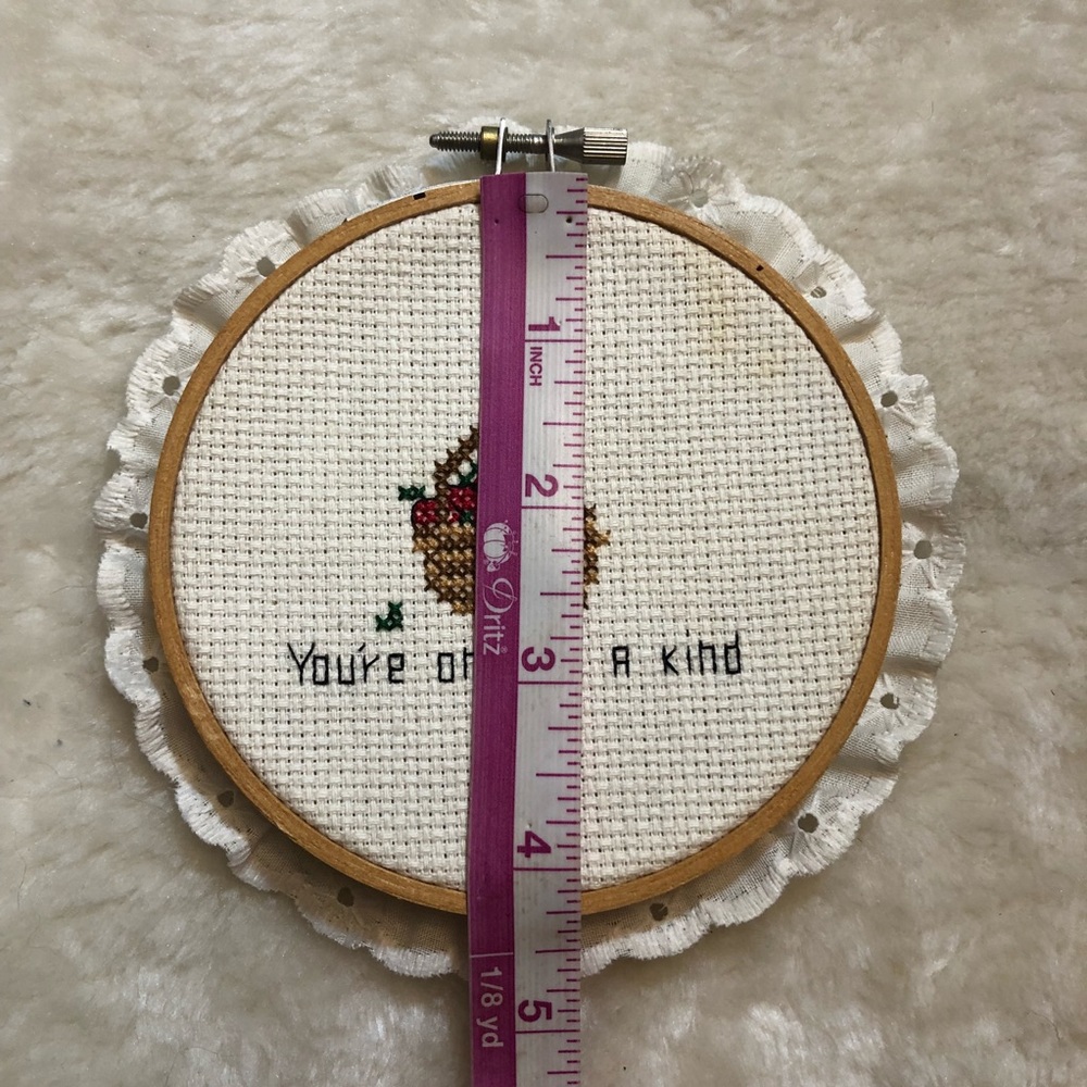 Vtg . You’re one of a Kind cross stitch - Picture 5 of 6